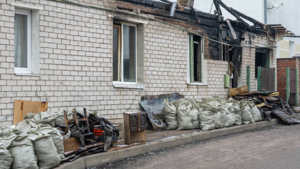 Professional Emergency Fire Cleanup technician working in Titusville, PA